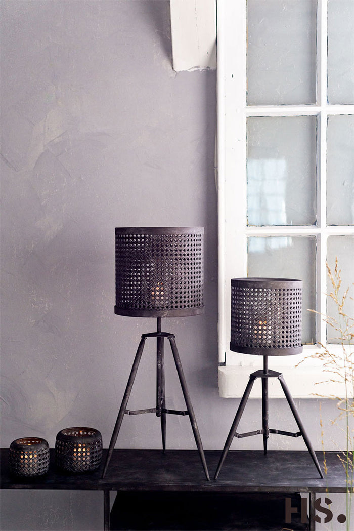 Sweet Living - Lantaarn Dio Zwart - Ø26xH70 cm