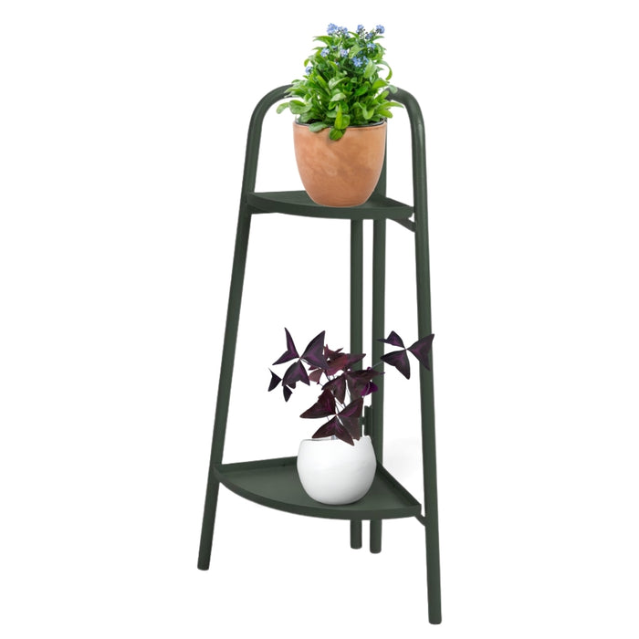 Orange85 Plantenrek met Hoek Binnen en Buiten 2 Laags Mat Groen