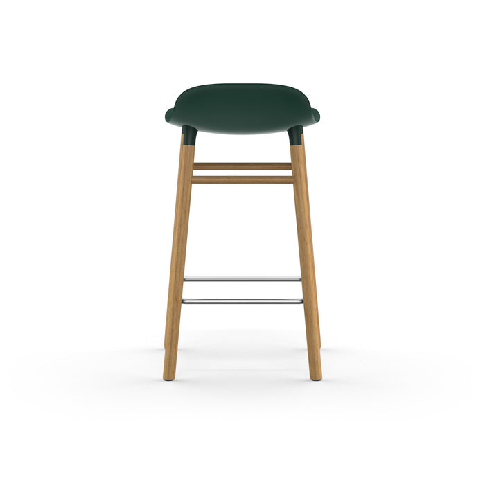 Normann Copenhagen Form Barkruk Low 65 cm - Eiken - Zwart