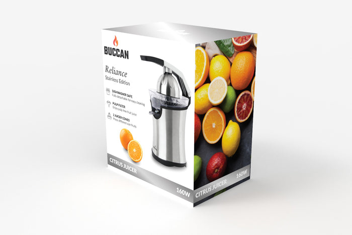 Buccan - Keukenmachine - Elektrische sinaasappelpers - 160W