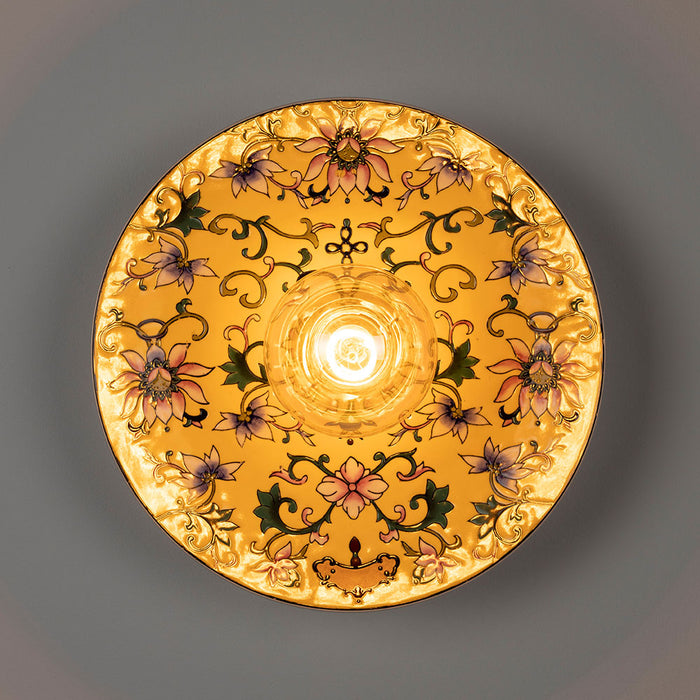 Bold Monkey Grannies Dishes wandlamp citroengeel L Geel