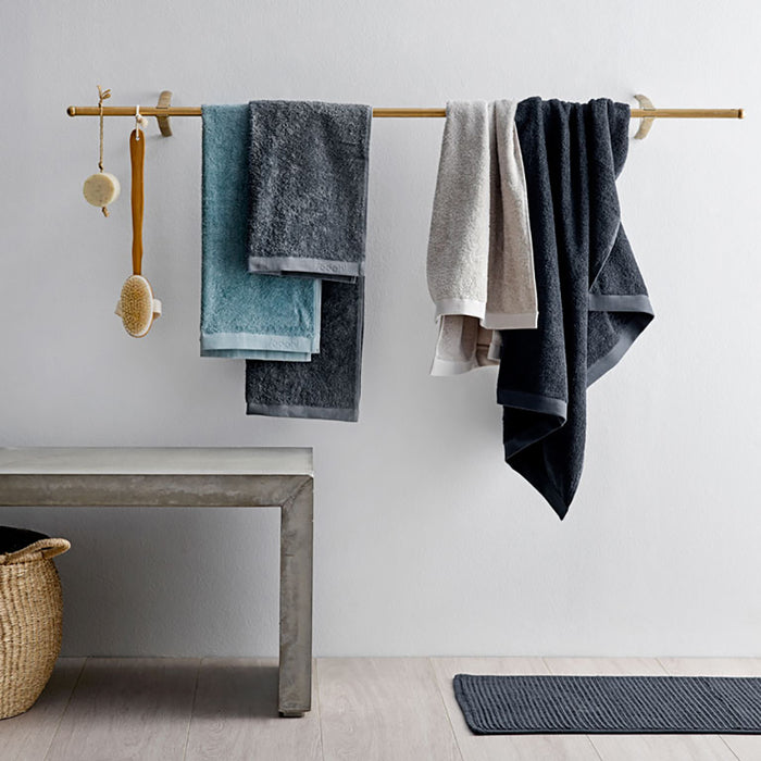 Södahl Comfort Organic Handdoek - 50 x 100 cm - Zwart