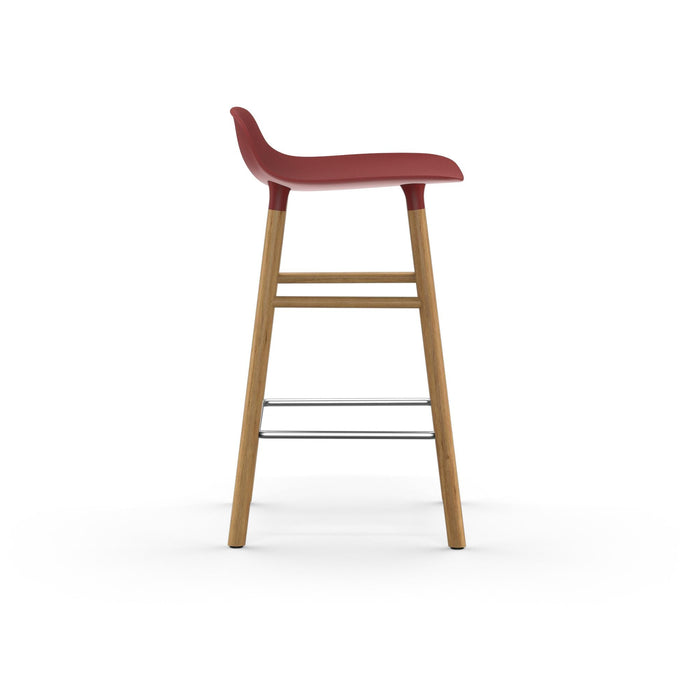 Normann Copenhagen Form Barkruk Low 65 cm - Eiken - Donkerrood