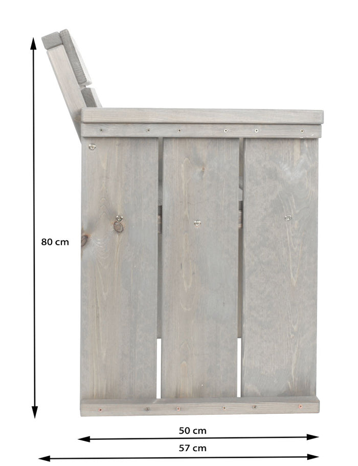 SenS-Line - Toulouse Tuinbank 2-zits 120cm - Grijs