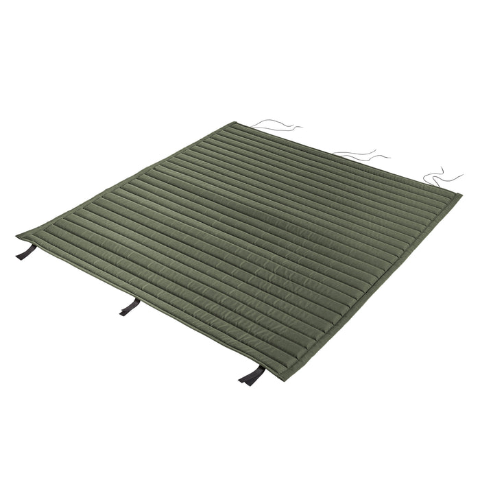 HAY Palissade Quilted Kussen voor Lounge Sofa - Olijfgroen