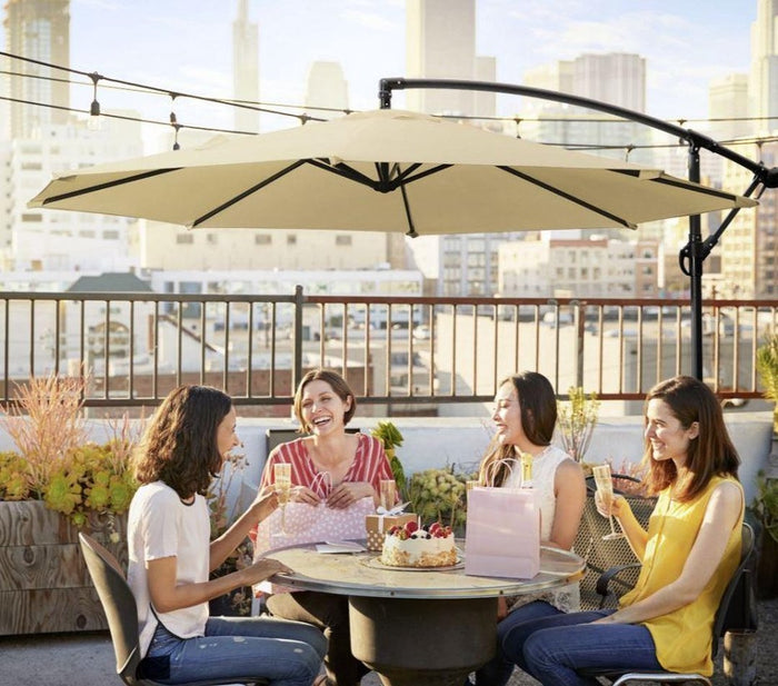 MIRA Home Parasol Zweefparasol met UVbescherming 300x245