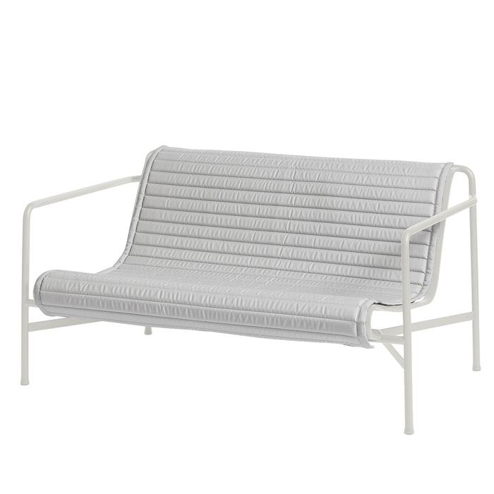 HAY Palissade Quilted Kussen voor Lounge 2,5-zitsbank Low - Sky Grey