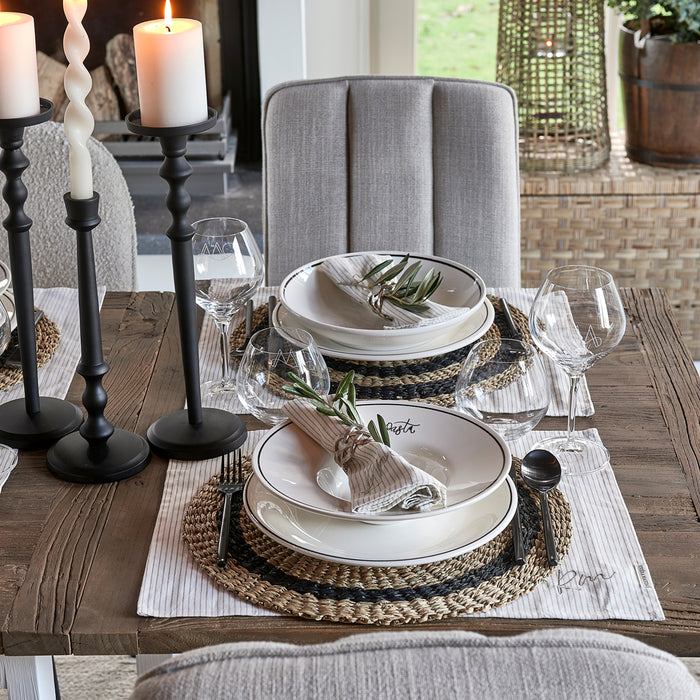 Riviera Maison RM Identity Placemat 2 pieces - 45.0x35.0x1.0 cm