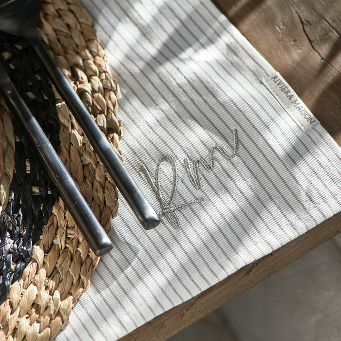 Riviera Maison RM Identity Placemat 2 pieces - 45.0x35.0x1.0 cm