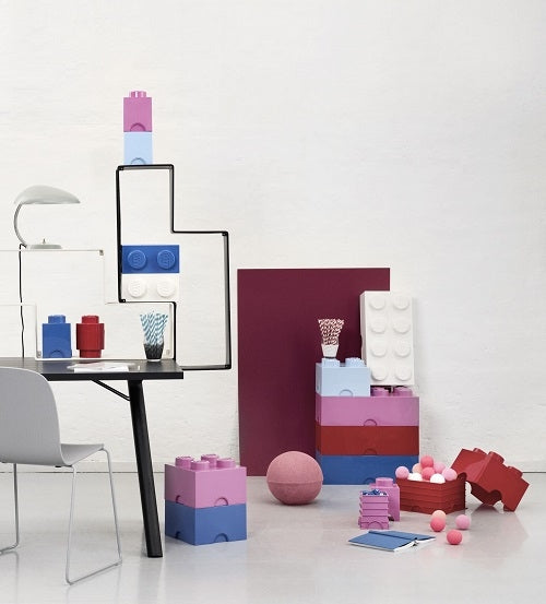 LEGO - Opbergbox Brick 2, Blauw - LEGO