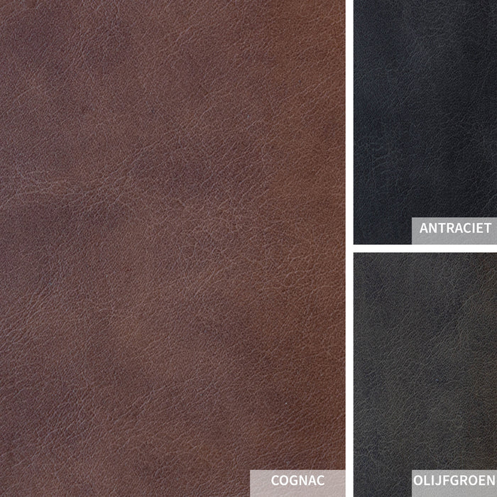 Bronx71 Industriële eetkamerstoel Logan cognac eco-leer