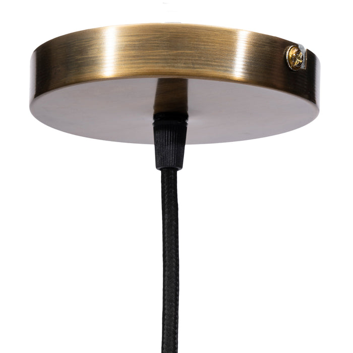 Rivièra Maison - Hanglamp Nolana in Transparant Glas, Hoogte 31 cm