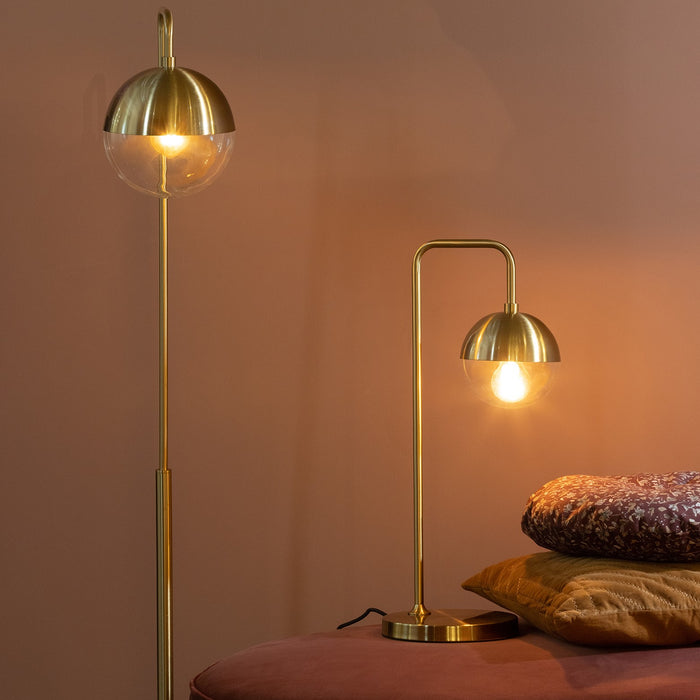 WOOOD Globular Tafellamp - Antique Brass