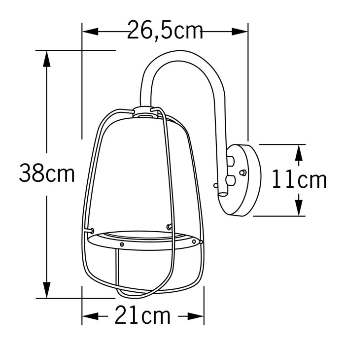 Konstsmide Perugia Wandlamp