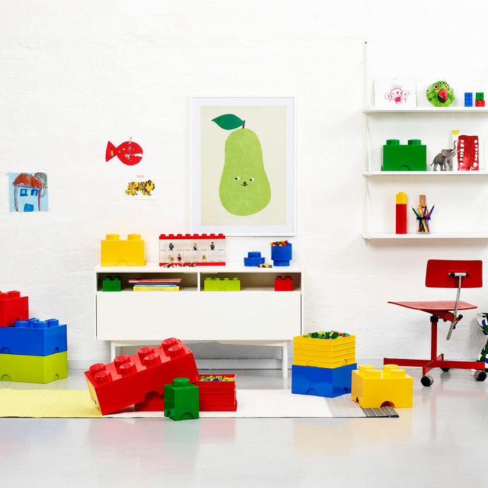 LEGO - Opbergbox Brick 2, Geel - LEGO