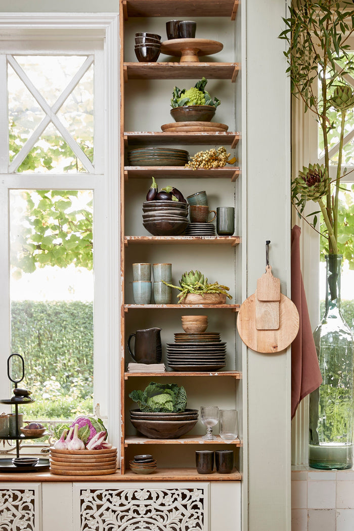 Mica Decorations Rama Etagère 3-Laags H55 x Ø38 cm Metaal Zwart