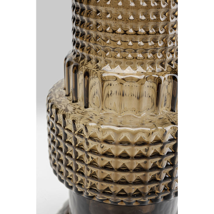 Kandelaar Marvelous Duo paars grijs 49cm Kare Design