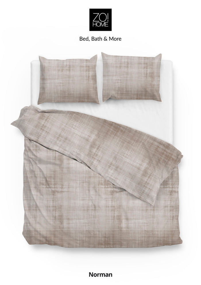 Zo Home Dekbedovertrek Katoen Norman - lilac