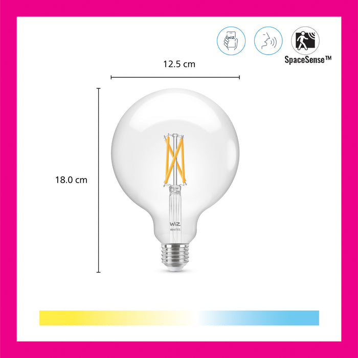 WiZ Globe Filament - Slimme LED-Verlichting - Warm- tot Koelwit Licht…