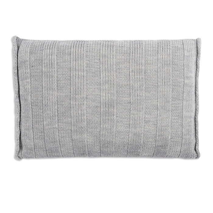 Knit Factory Jesse Sierkussen - Licht Grijs - 60x40 cm