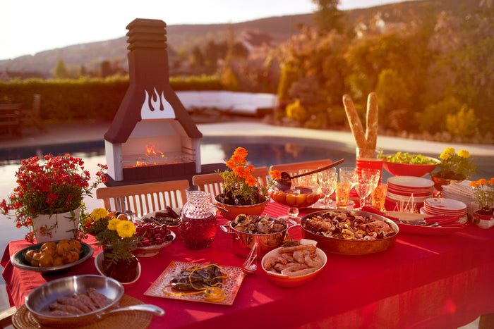 Sarom Fuoco - Betonnen barbecue - Prometeo - 125 x 64 x 215,5 cm