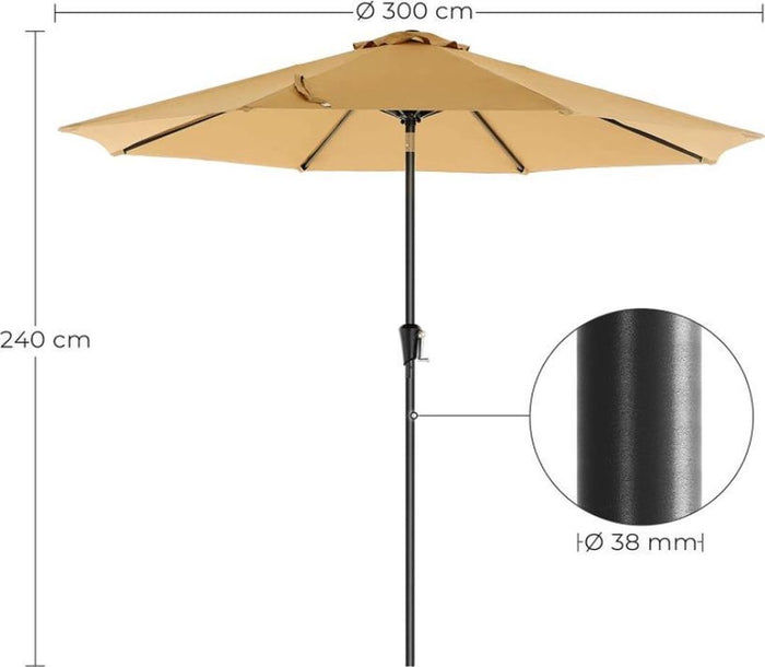 MIRA Home Parasol Tuinparasol 300x236