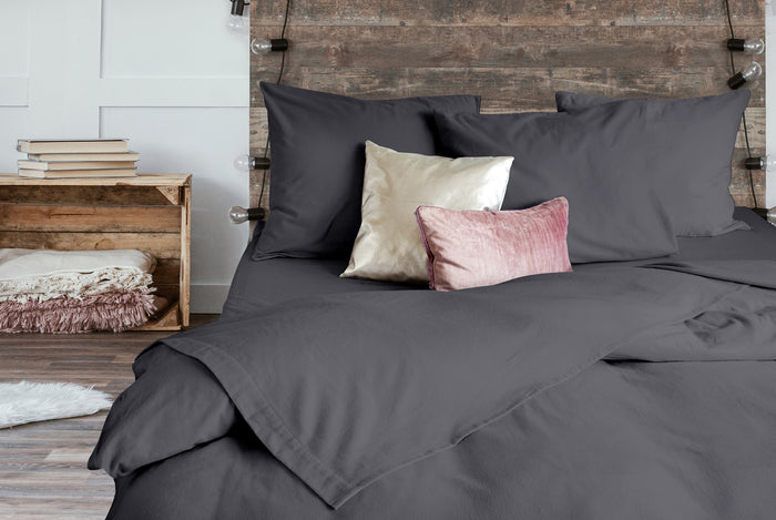 Eleganzzz Laken Flanel antraciet