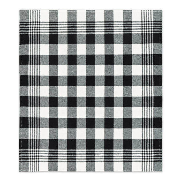 DDDDD 2x theedoek + 2x keukendoek Block - Zwart