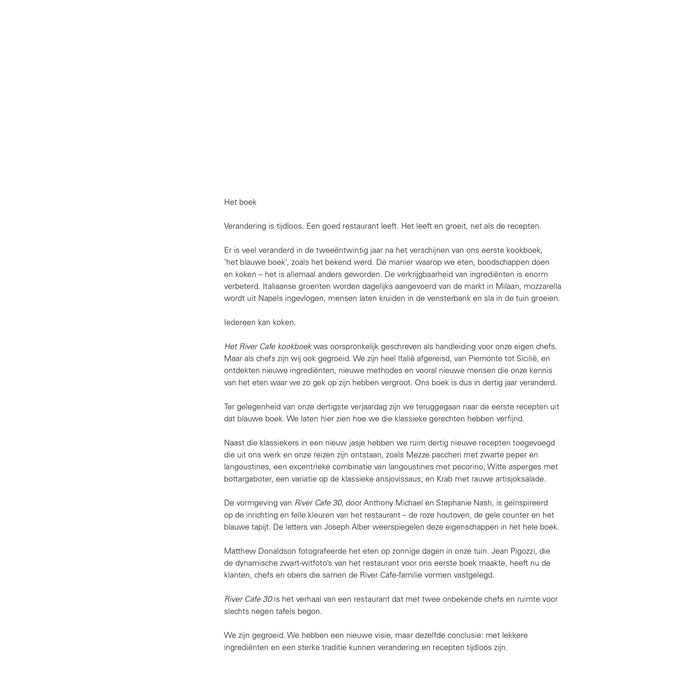 River Cafe 30 - Ruth Rogers