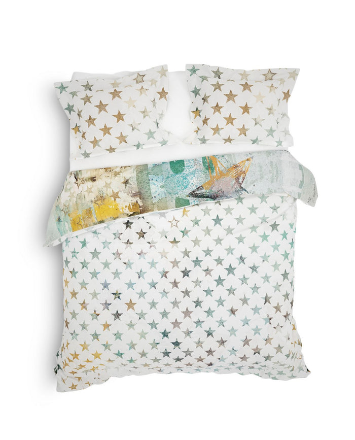 Heckett Lane Dekbedovertrek Katoen Satijn Andy - multi