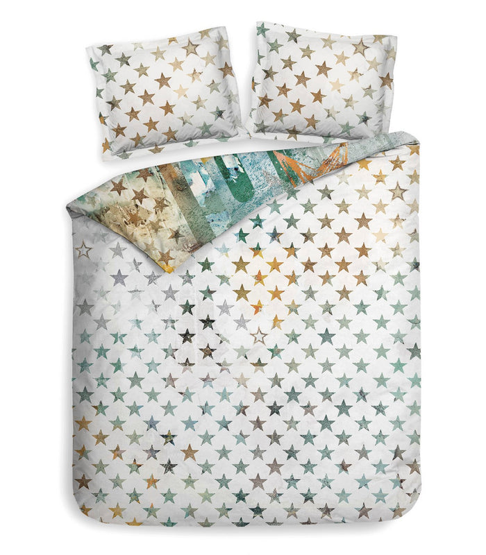 Heckett Lane Dekbedovertrek Katoen Satijn Andy - multi