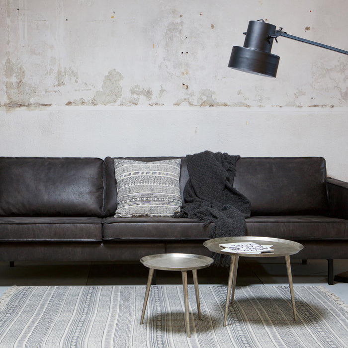 WOOOD Rodeo 3-zitsbank - Eco-leder - Zwart