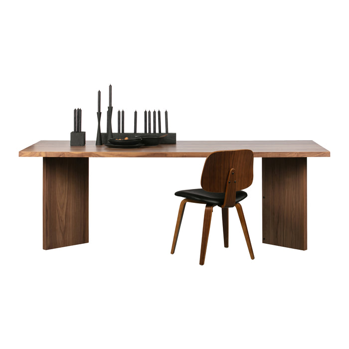 vtwonen Classic Eetkamerstoel - Zwart/Walnoot