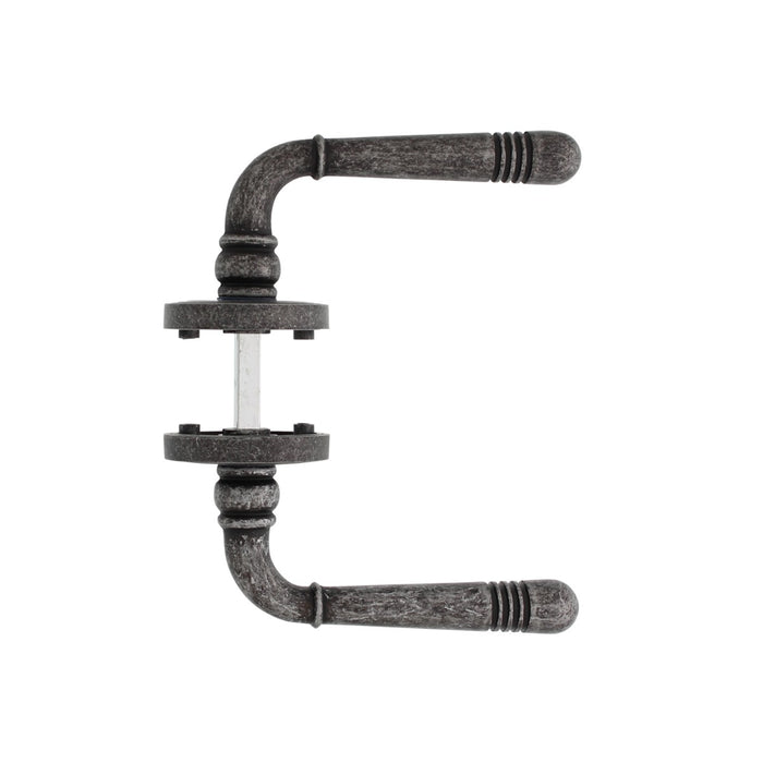 Intersteel Deurkruk Emily op rozet oud grijs