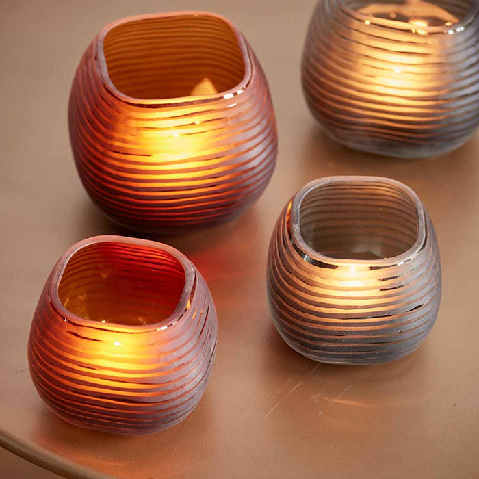 Riverdale - Sfeerlicht Fem amber 16cm - Bruin