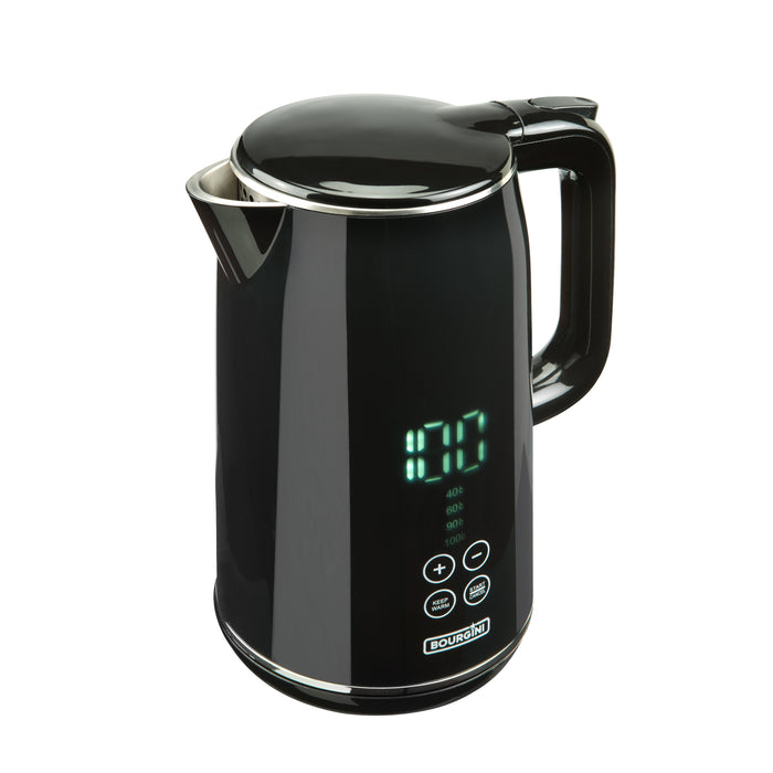 Cool Touch Digital Kettle - Digitale Waterketel - 1.7L - Zwart