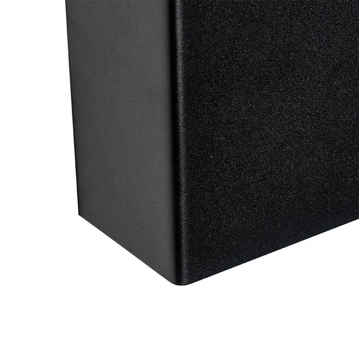 QAZQA Moderne wandlamp zwart 2-lichts - Otan S