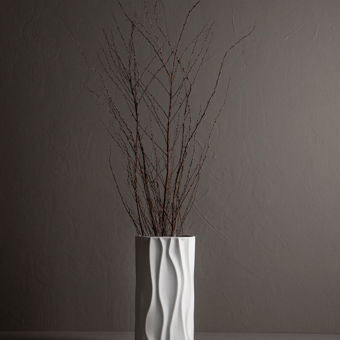 Storefactory vaas enviken wit (12 centimeter x 9 centimeter x 24