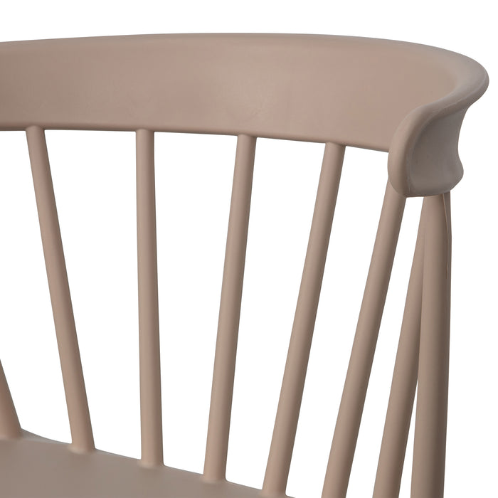 Woood Bliss Spijlenstoel - Nude