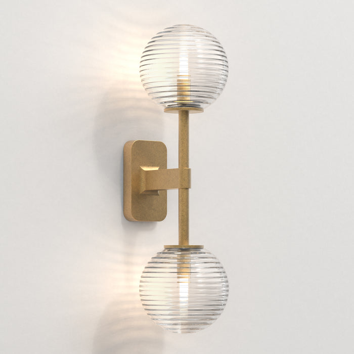 Astro Tacoma Twin WL excl. 2x glas + 2x G9 messing