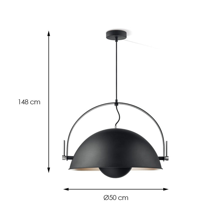 Home sweet home Fabriq Bow Hanglamp - Zwart