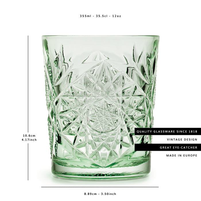 Libbey Drinkglas Hobstar Ebony Green 0,35 L - 6 st.