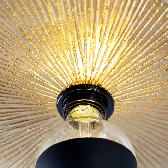 QAZQA Oosterse plafondlamp goud rond - Konge