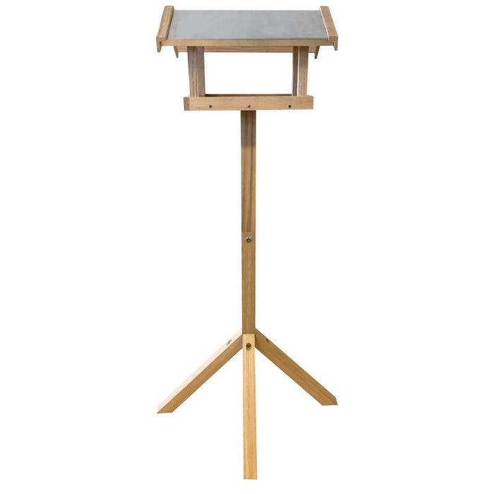 Esschert Design Voedertafel rechthoekig met stalen dak FB432