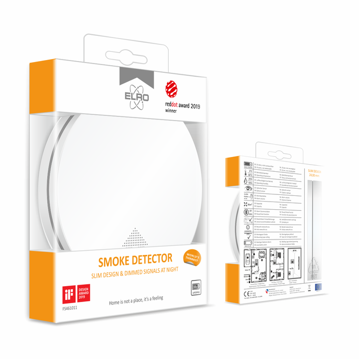 ELRO FS4610 Ultra Dunne Rookmelder met 10 jaar batterij