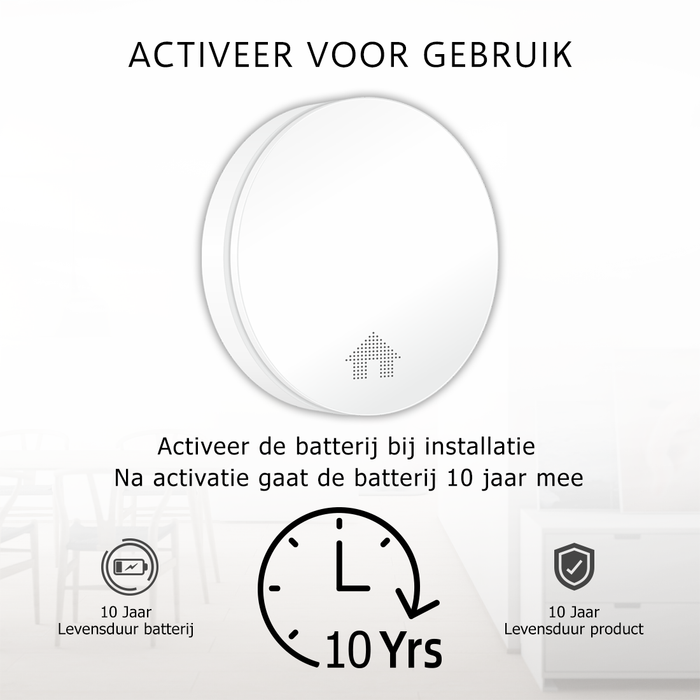 ELRO FS4610 Ultra Dunne Rookmelder met 10 jaar batterij