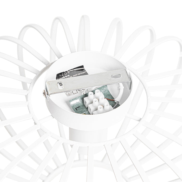 QAZQA Design plafondlamp wit 39 cm - Johanna