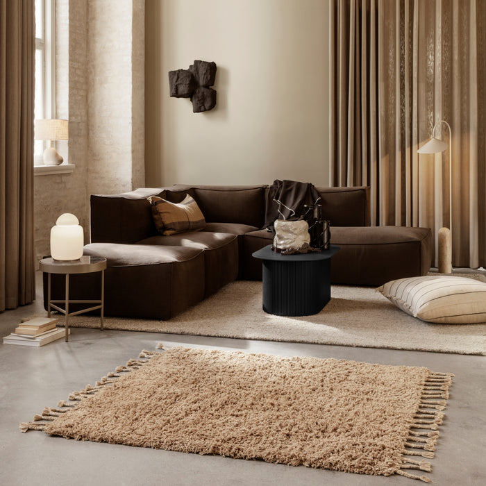 Ferm Living Amass Long Pile Vloerkleed - White Pepper