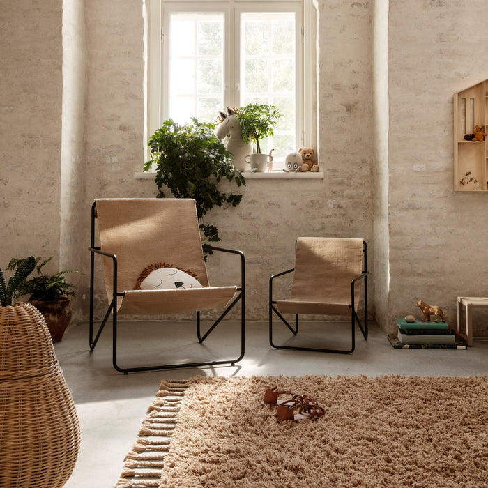 Ferm Living Amass Long Pile Vloerkleed - White Pepper