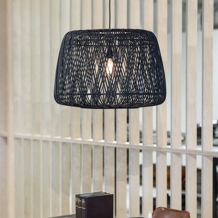 Woood Moza Hanglamp - Zwart